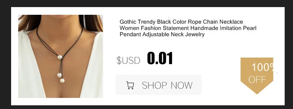 Collier Perles Vintage