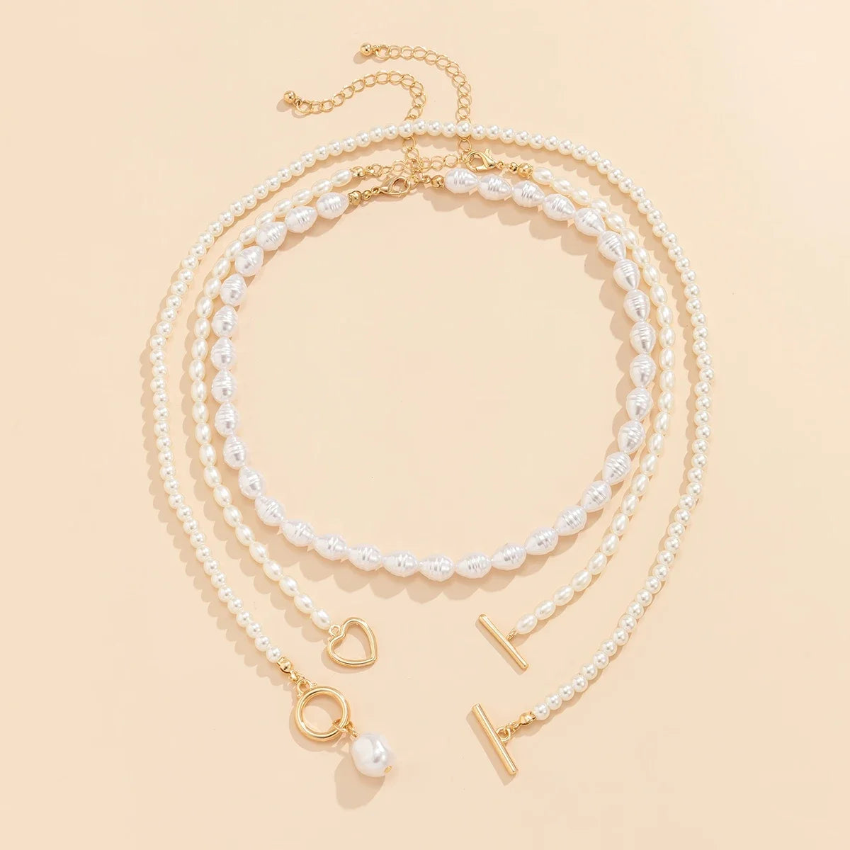 Collier Perles Vintage