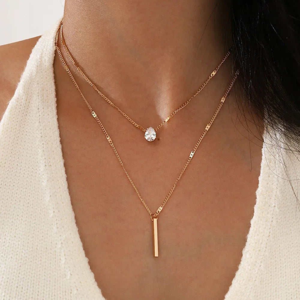 Collier Zircon Tendance