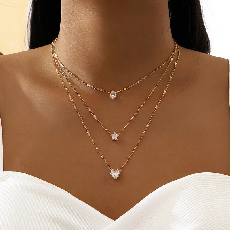 Collier Zircon Tendance